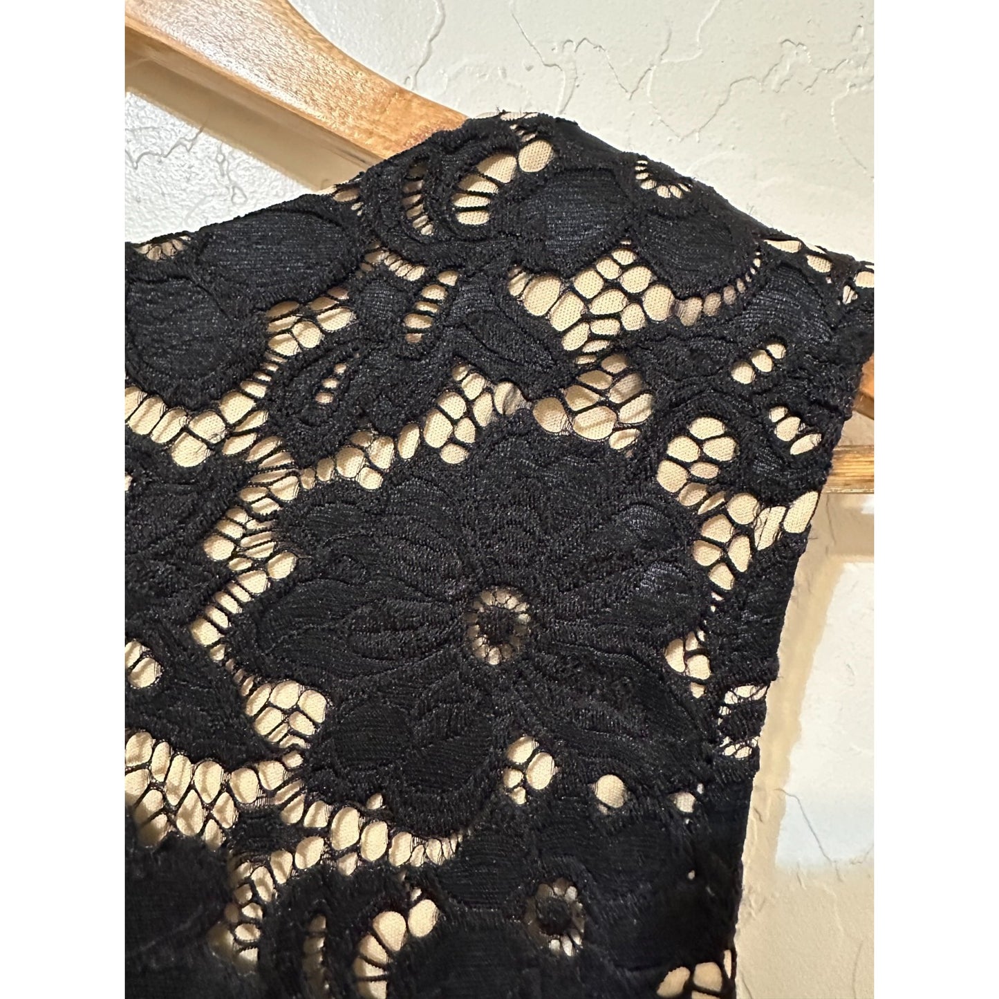 Y2K 90s Venus Womans Lace Whimsigoth Top Sz L Fairy Grunge Formal Event Floral