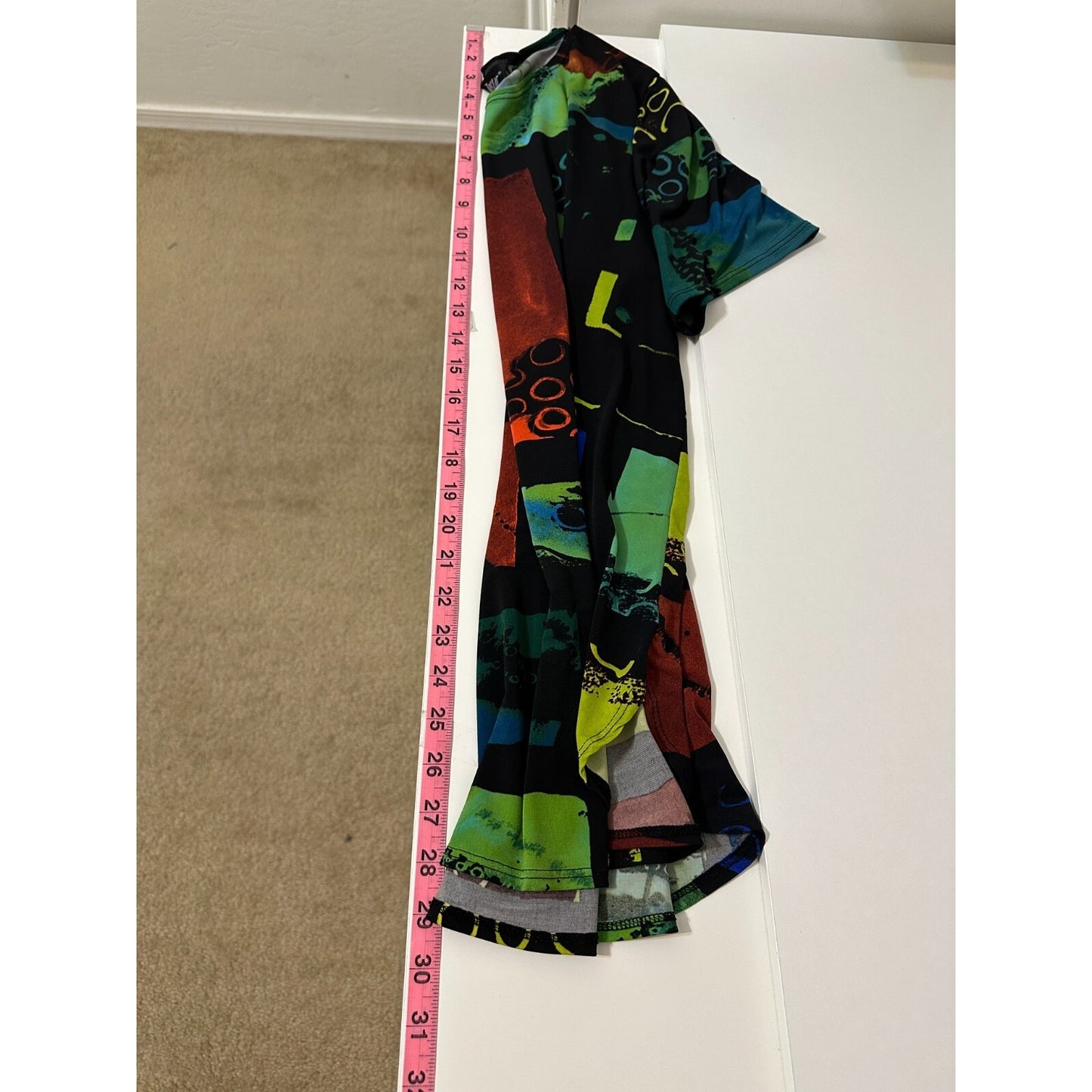 Vintage Jostar Womans Abstract Top Size XL Artsy Grunge Retro Y2K 90s Wacky Punk
