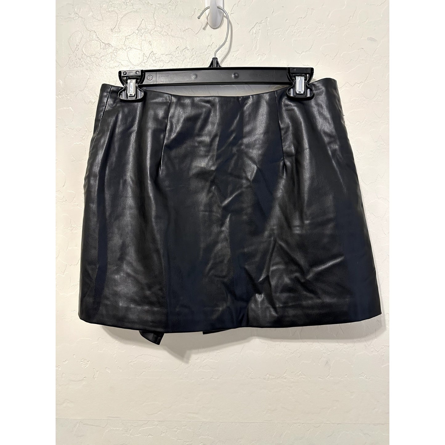 Zara Womans Zip Up Mini Skirt Size S Moto Grunge Goth Whimsigoth Y2K Punk