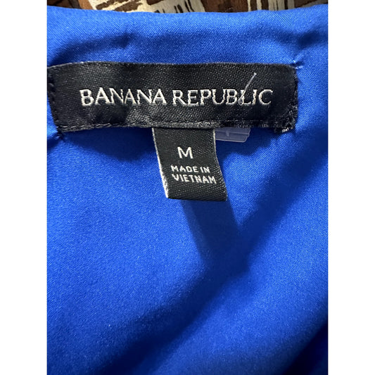 Banana Republic Womans Maxi Dainty Paisly Print Sleeveless Dress Size M Y2K