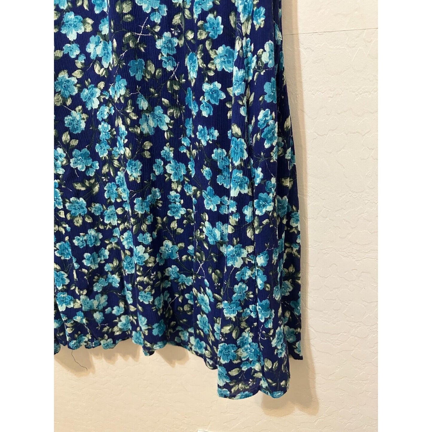 Y2K Woman Within Floral Midi Dress 16W Boho Western Beachy Fairy Cottagecore