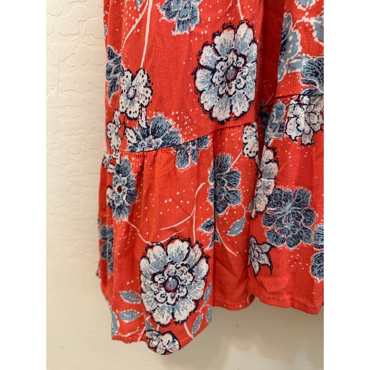 Boho Beachy Vacay Sonoma Womans Floral Maxi Dress SZ 2X Hawaiian Resort Travel