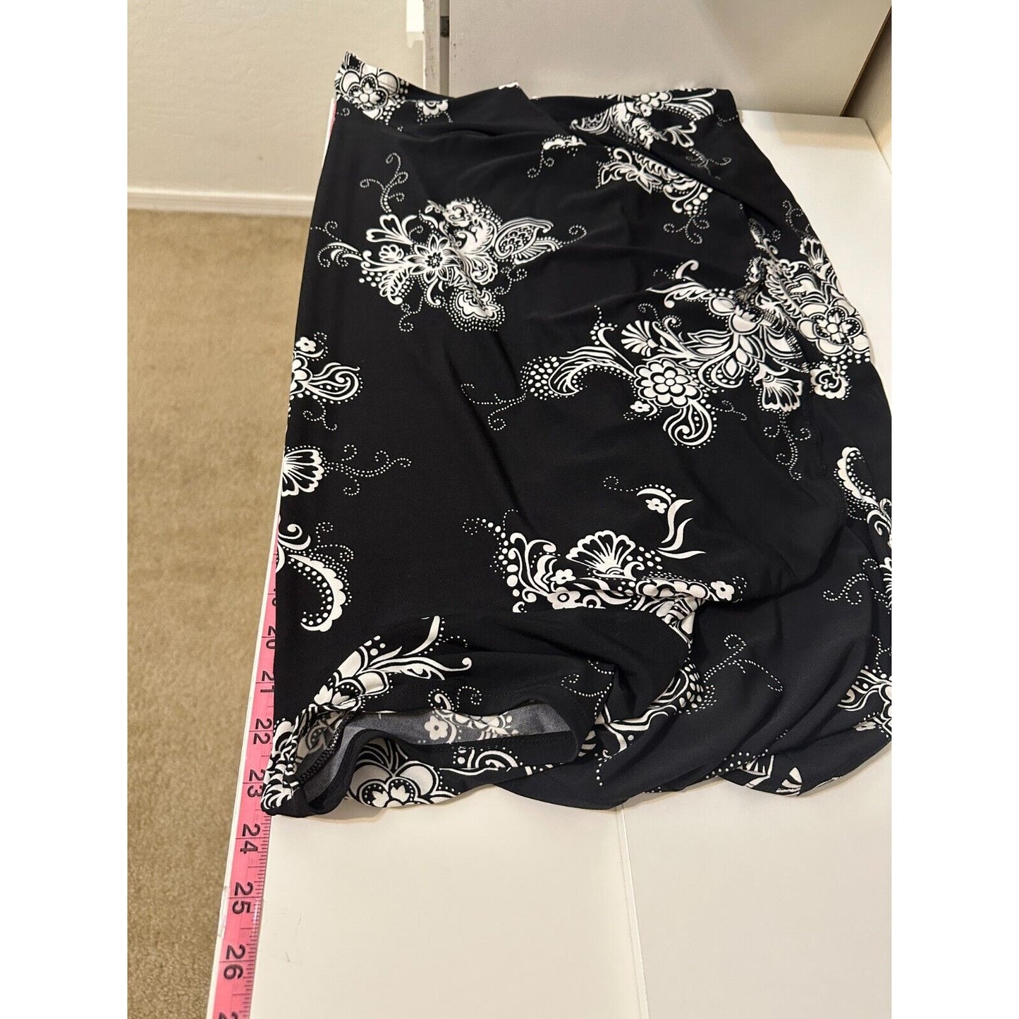 Y2K Whimsigoth Liz Lange Womans Maternity Top Size 2X Cowl Neck Grunge Floral