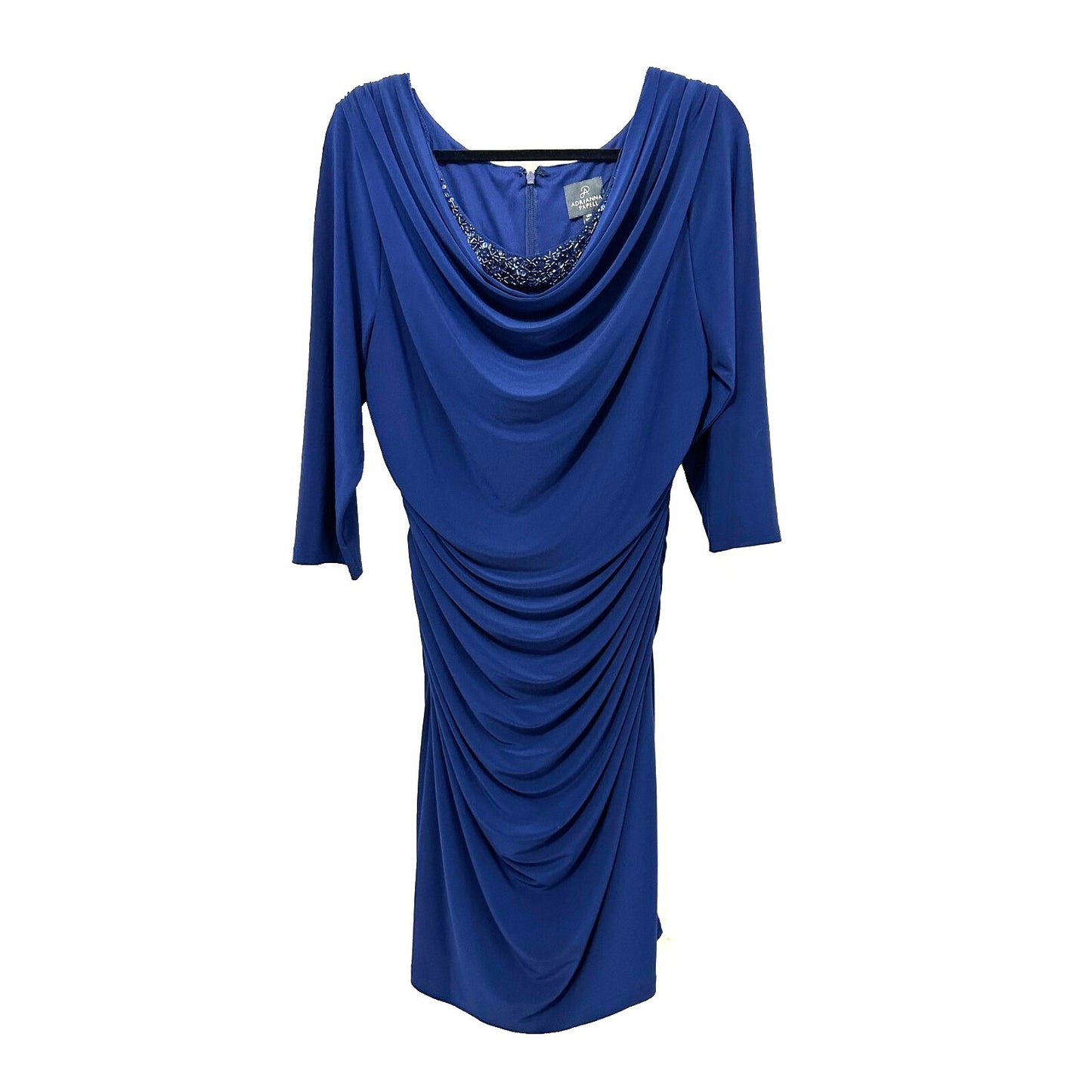 Adrianna Papell Womans Formal Evening Dress Size 14W Event Wedding Guest Gala