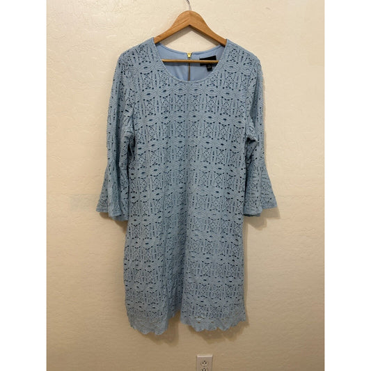 Y2K Cottagecore RN Studio Womans Crochet Dress Sz 18 Boho Western Event Coquette