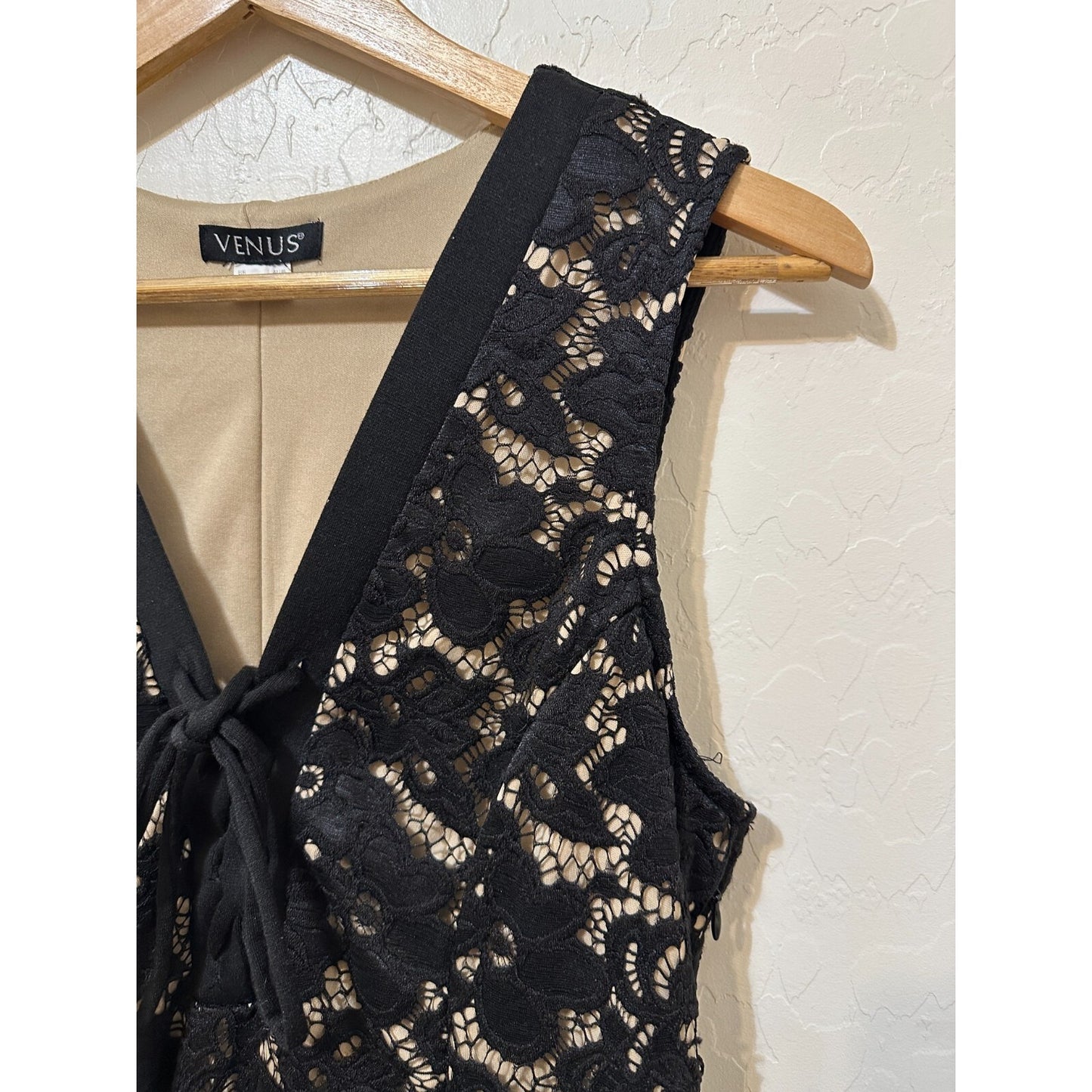 Y2K 90s Venus Womans Lace Whimsigoth Top Sz L Fairy Grunge Formal Event Floral