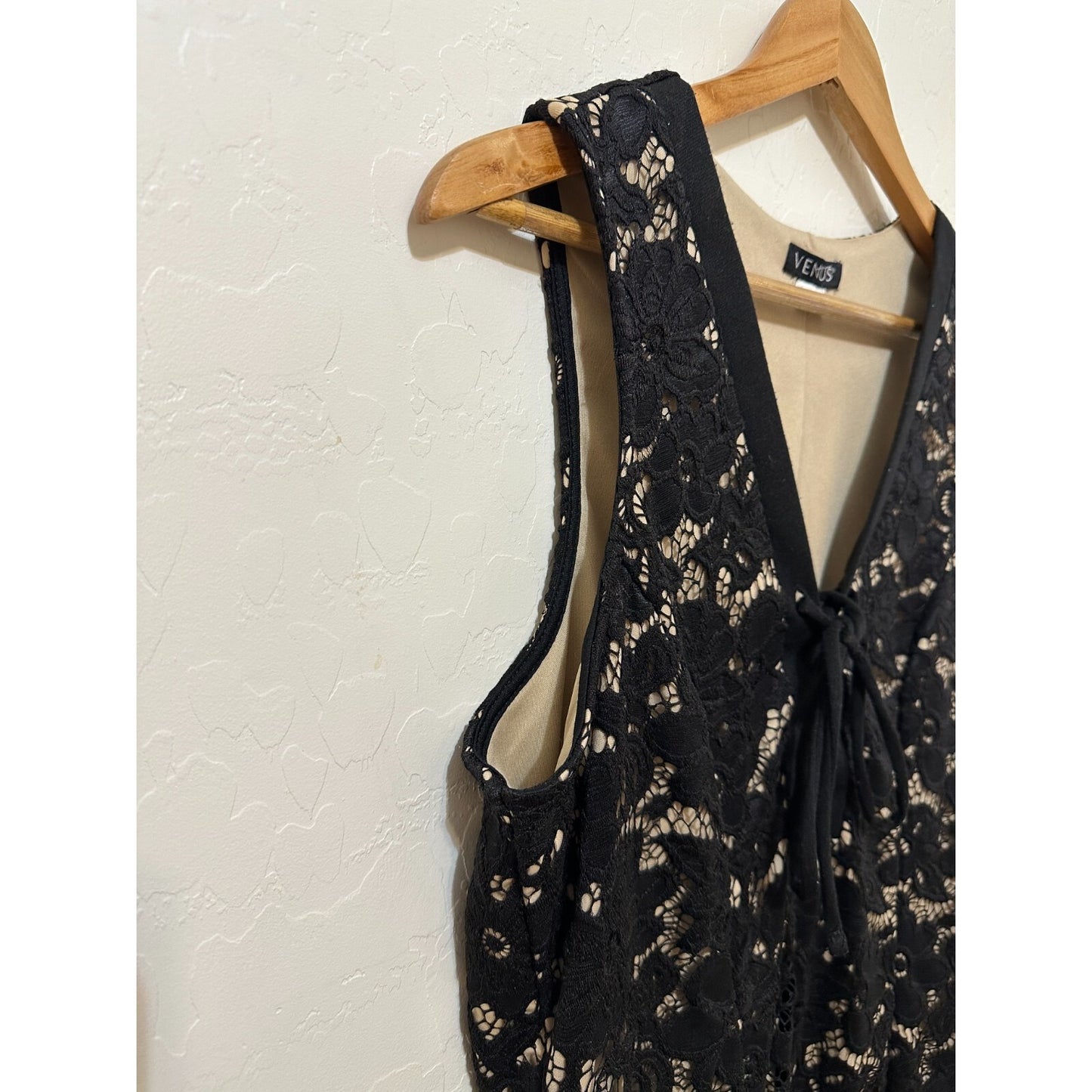 Y2K 90s Venus Womans Lace Whimsigoth Top Sz L Fairy Grunge Formal Event Floral