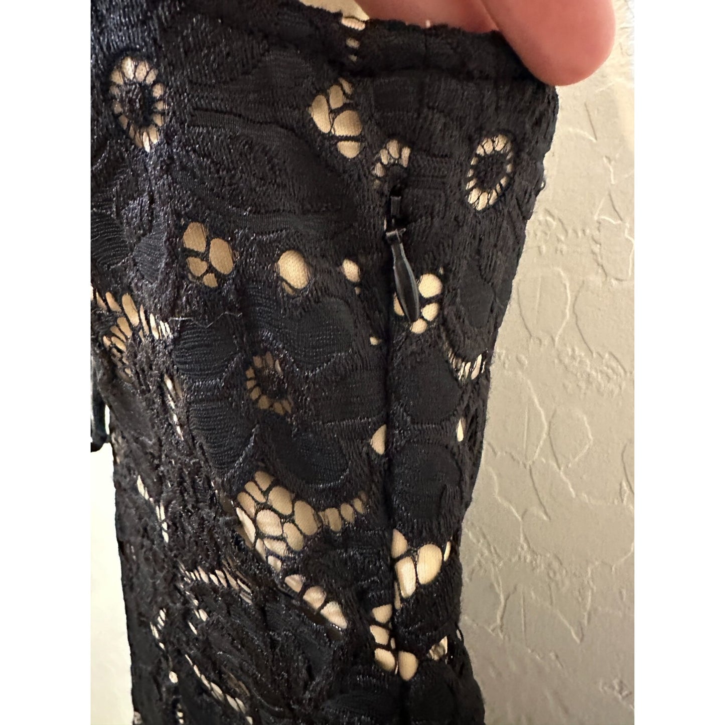 Y2K 90s Venus Womans Lace Whimsigoth Top Sz L Fairy Grunge Formal Event Floral