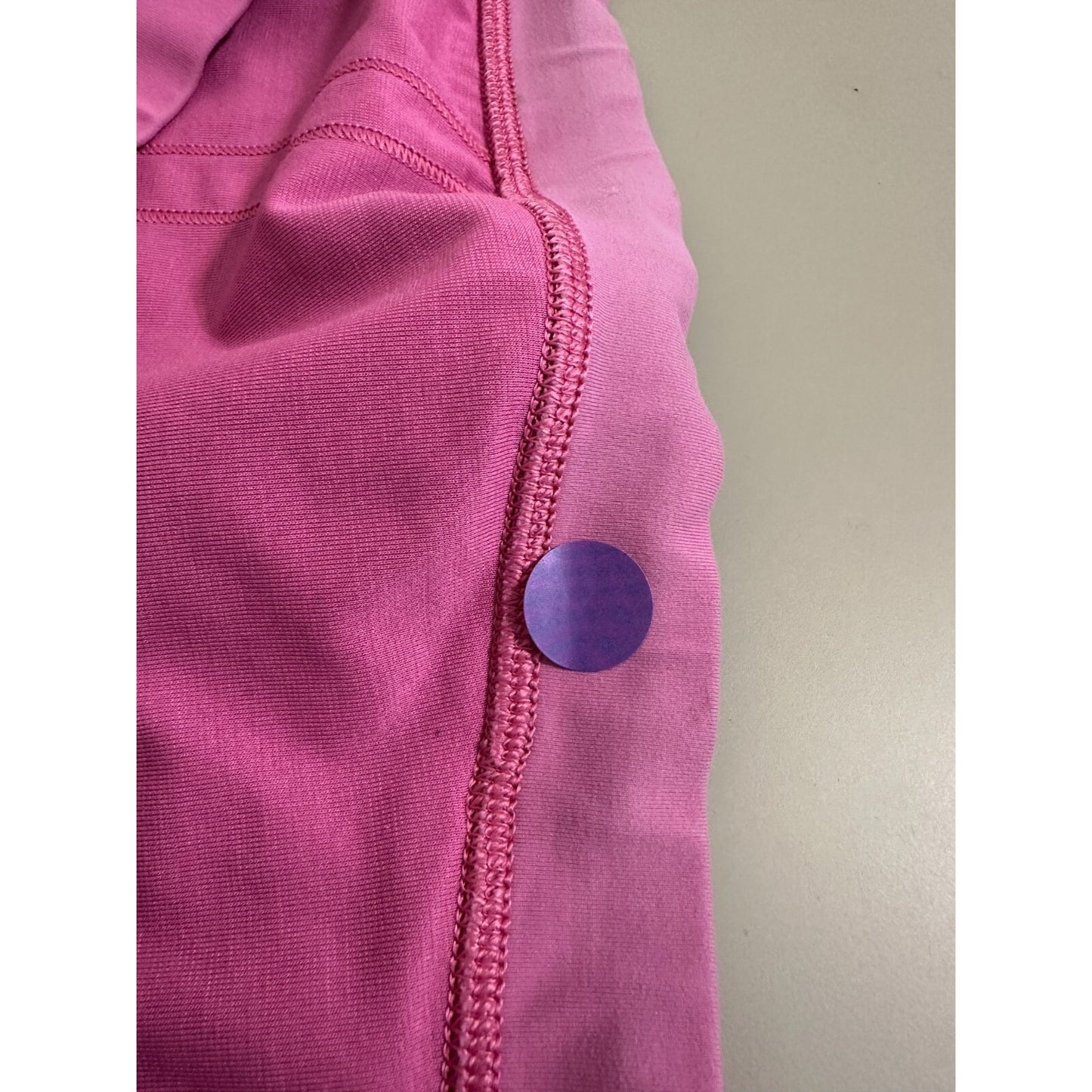 Lululemon Pink Sports Bra Size M Active Workout Yoga Gym Running Scoop Neck