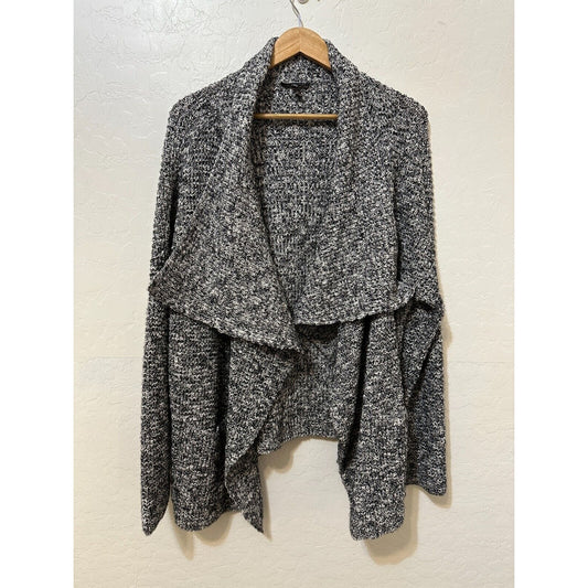 Eileen Fischer Woman Open Front Knit Cardigan XL Minimal Quiet Luxury Heavy
