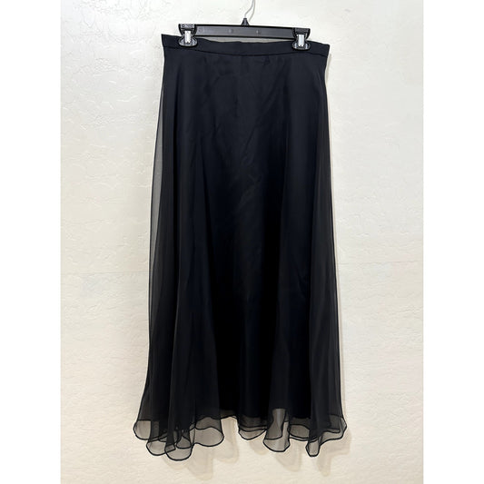 Vintage After Dark Midi Skirt Size 12 Petite Witchycore Fairygrunge Punk Y2K Emo