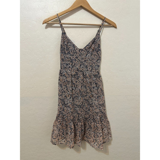 Vintage Y2K Babydoll Hollister Dress Size XS Floral Dainty Fairy Boho Beachy 90s