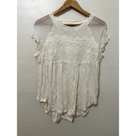 World Market Womans Embroidered Top Size S Hippie Boho Western Old Money Beachy