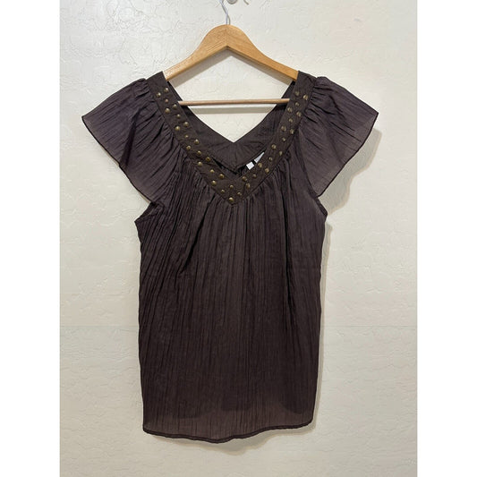 Vintage Sami Jo Woman Y2K Fairygrunge Top Sz L 90s Festival Western Boho Hippie