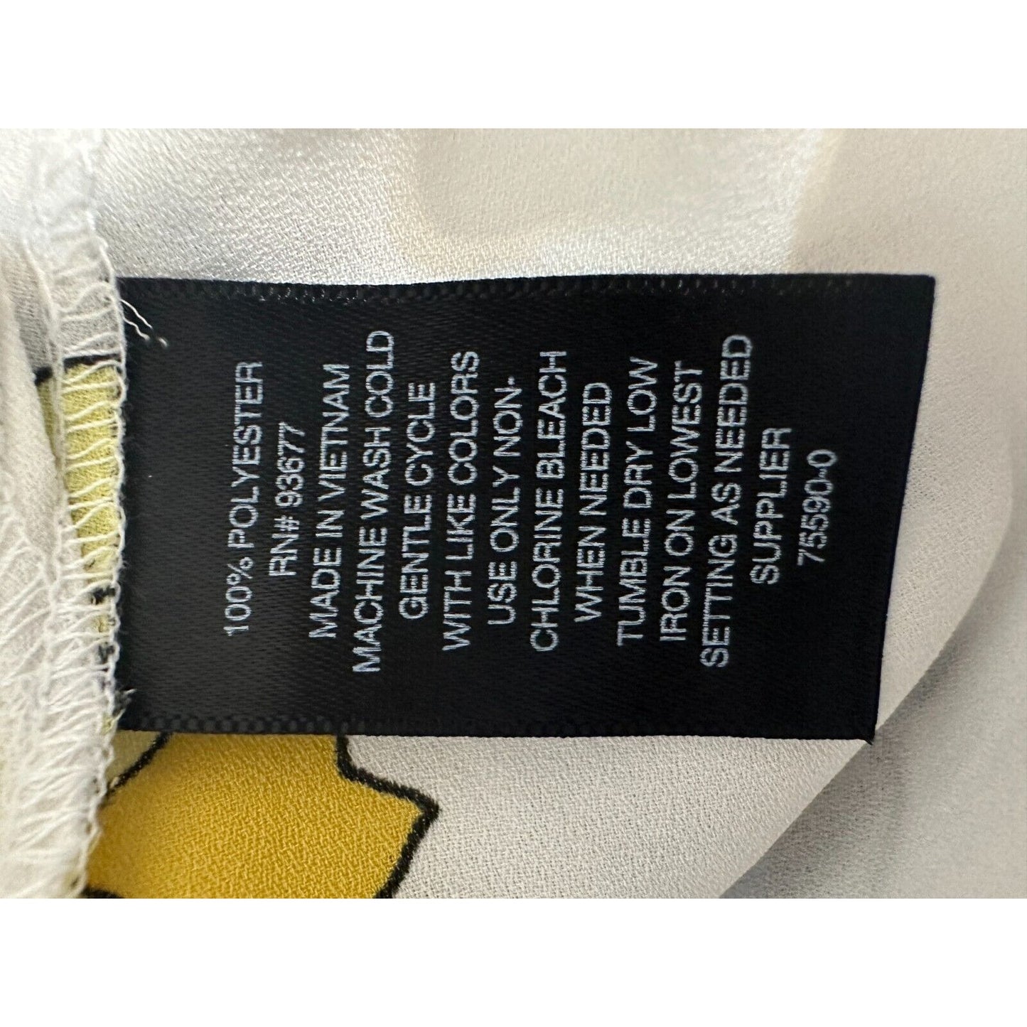 Worthington Womans Floral Sheer Top Size XL Bloomcore Boho Travel Hippie Office