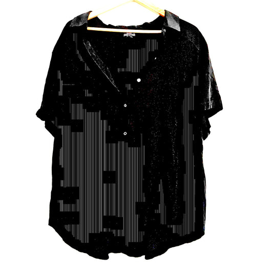 Torrid Womans Top Size 2X Collared Witchy casual office career