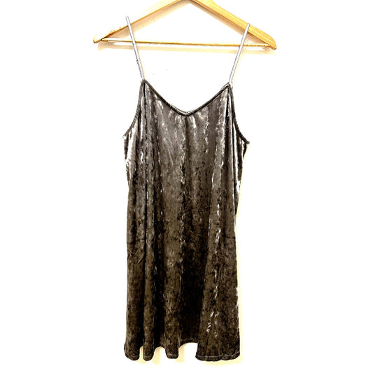 Mudd Vintage Velvet Metallic Mini Dress Size L Whimsigoth Grunge Y2K Fairygrunge