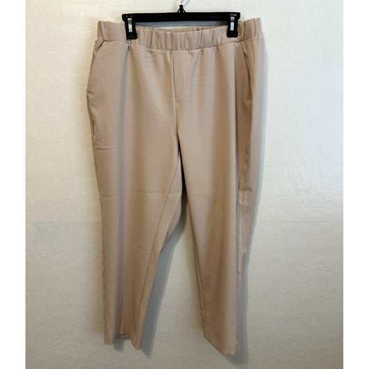 Studio by Torrid Womans Pull on Relaxed Taper Pants Size 1S Minimal Office Work