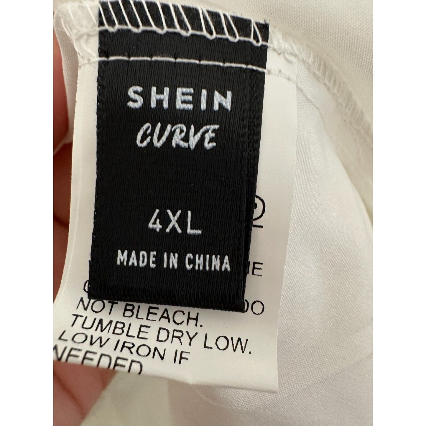 Shein Womans Coquette Top Size 4X Beachy Minimal Office Travel Vacay Career