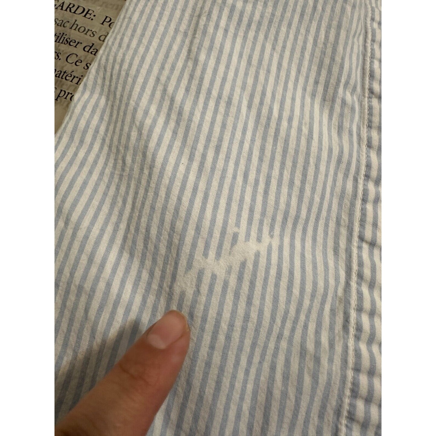 Lane Bryant Womans Button Up High Low Top Size 14/16 Nautical Beachy Minimal