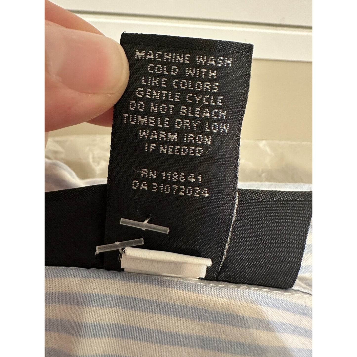 Lane Bryant Womans Button Up High Low Top Size 14/16 Nautical Beachy Minimal