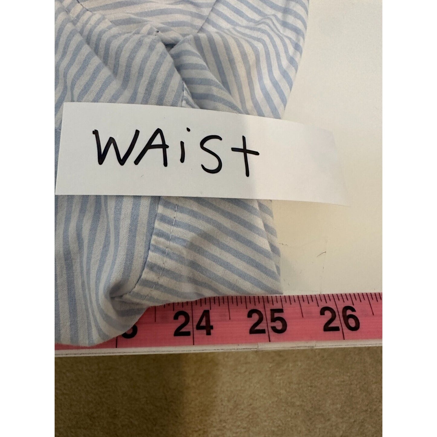 Lane Bryant Womans Button Up High Low Top Size 14/16 Nautical Beachy Minimal