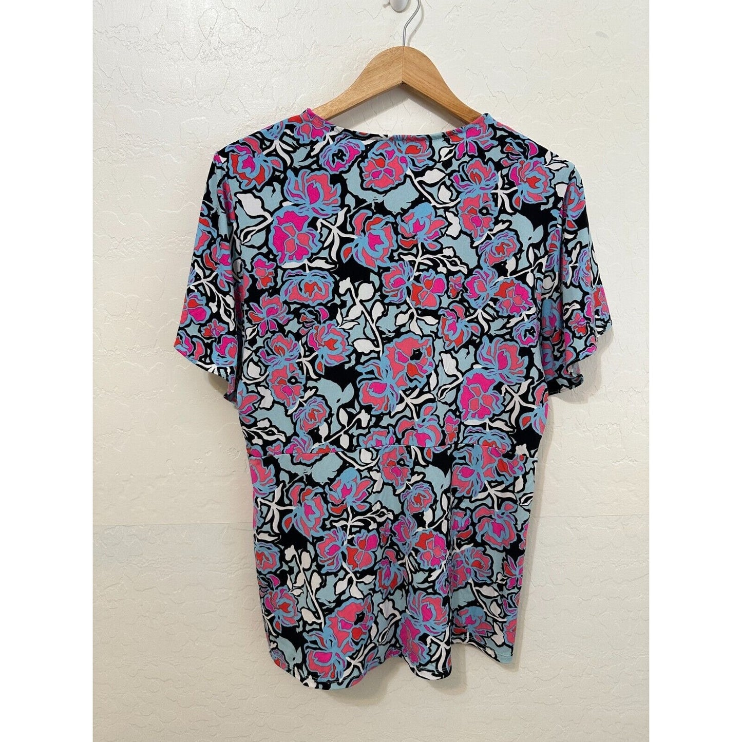Y2K Babydoll Chaus New York Womans Floral Top Size XL Fairy 90s Spring Easter