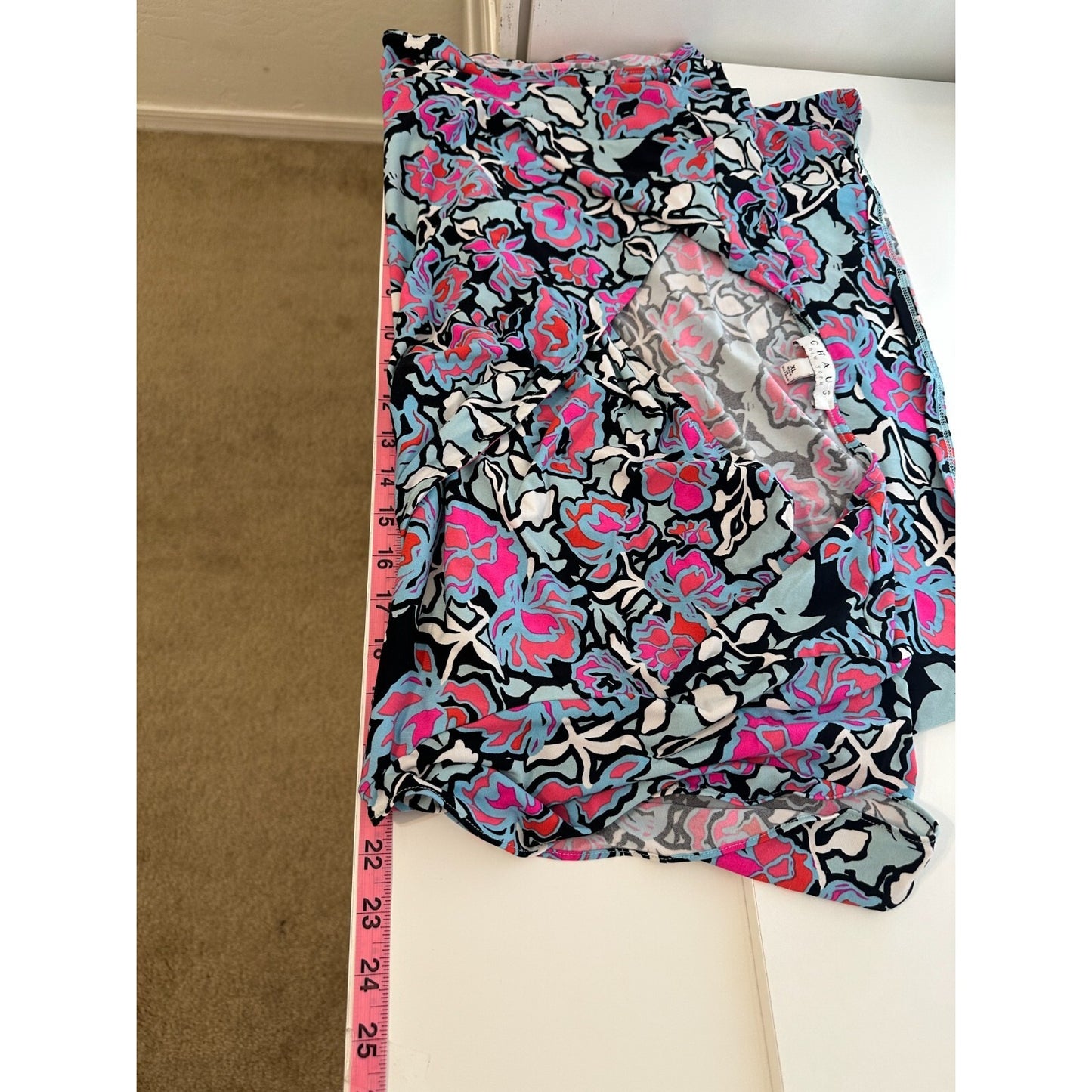 Y2K Babydoll Chaus New York Womans Floral Top Size XL Fairy 90s Spring Easter