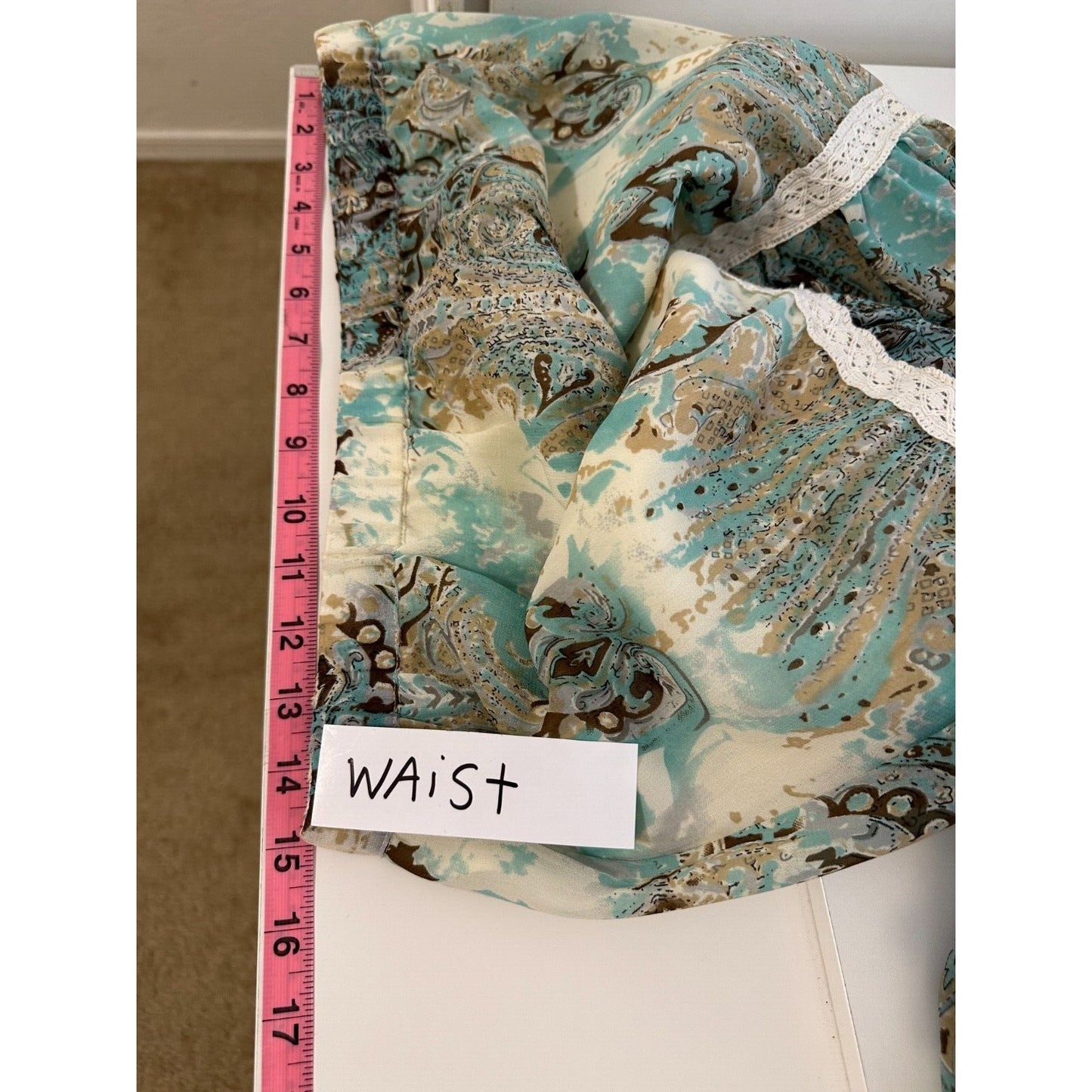 Vintage Y2K APT. 9 Womans Tiered Midi Skirt Size M Boho Festival Western Hippie